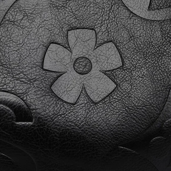 Women’s Faux Leather Bucket Bag Floral Embossed Tote Multiple Ways - Picture 5 of 9